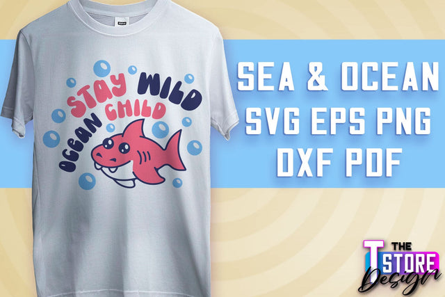 Sea & Ocean SVG | Summer SVG Quotes | SVG File v.2 SVG The T Store Design 