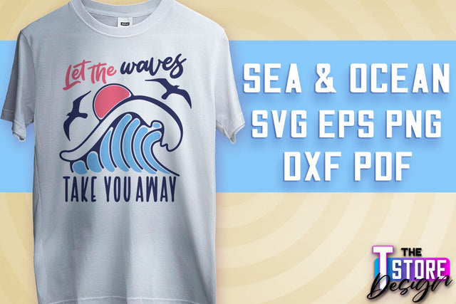 Sea & Ocean SVG | Summer SVG Quotes | SVG File v.2 SVG The T Store Design 