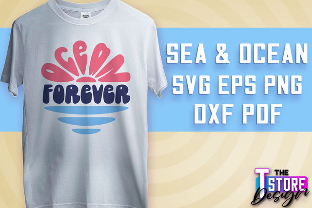 Sea & Ocean SVG | Summer SVG Quotes | SVG File v.2 SVG The T Store Design 