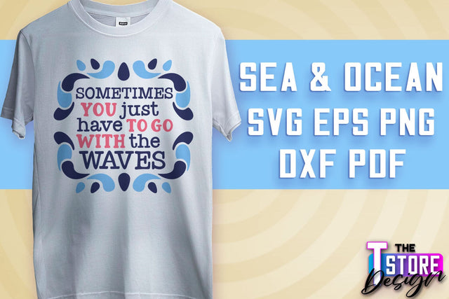 Sea & Ocean SVG | Summer SVG Quotes | SVG File v.2 SVG The T Store Design 