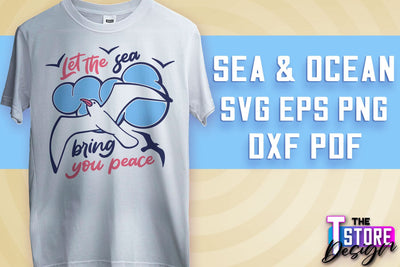 Sea & Ocean SVG | Summer SVG Quotes | SVG File v.2 SVG The T Store Design 