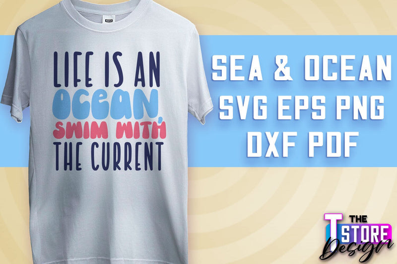 Sea & Ocean SVG | Summer SVG Quotes | SVG File v.2 SVG The T Store Design 