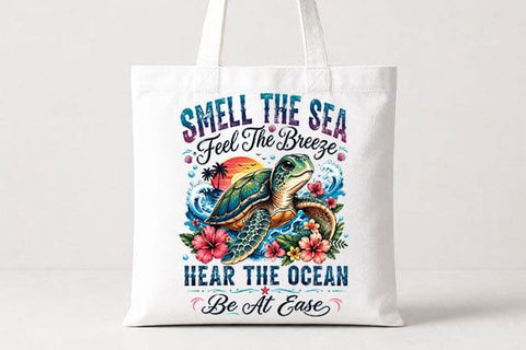 Sea Turtle Beach Quote PNG | Coastal Sublimation Digital Download SVG BillahCrafts 