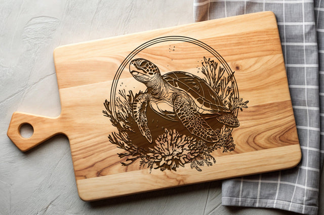 Sea Turtle Frame Svg Dxf Png Jpg SVG CraftySVGStudio 