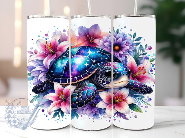 Sea Turtle Summer 20oz Skinny Tumbler, Sea Turtle Ocean Tumbler Png, Straight & Tapered Tumbler Wrap, Instant Digital Download Sublimation ToriDesigns 