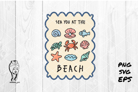 Sea You at the Beach Badge SVG dadan_pm 