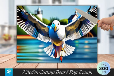 Seagull Cutting Board PNG Design Sublimation Regulrcrative 