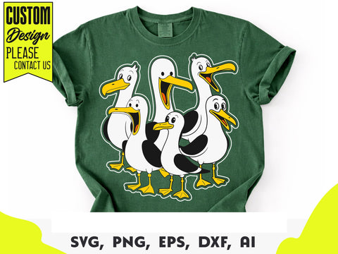 Seagull Mom Mom Mom Svg, Funny Mother's Day Gift For Mom, Gift for mom, Seagulls shirt SVG DesignDestine 