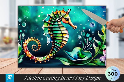 Seahorse Cutting Board Sublimation Regulrcrative 