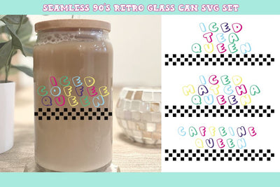 Seamless 90's Glass Can Wrap SVG Set SVG So Fontsy Design Shop 