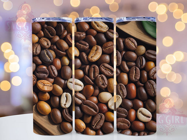 Seamless Caffeine Coffee Lover Tumbler, Caffeine Lover Wrap, 20oz Tumbler Sublimation, Espresso Pattern Design, Coffee Bean Wrap, Morning Brew Tumbler, Java Enthusiast Sublimation Sublimation SvggirlplusArt 