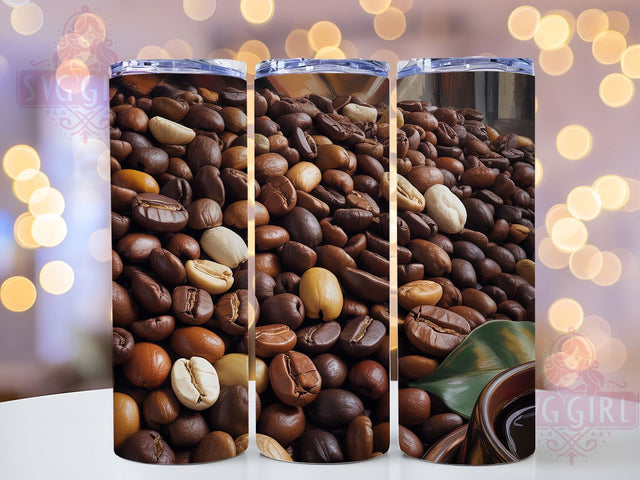 Seamless Caffeine Coffee Lover Tumbler, Caffeine Lover Wrap, 20oz Tumbler Sublimation, Espresso Pattern Design, Coffee Bean Wrap, Morning Brew Tumbler, Java Enthusiast Sublimation Sublimation SvggirlplusArt 
