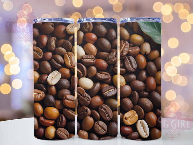 Seamless Caffeine Coffee Lover Tumbler, Caffeine Lover Wrap, 20oz Tumbler Sublimation, Espresso Pattern Design, Coffee Bean Wrap, Morning Brew Tumbler, Java Enthusiast Sublimation Sublimation SvggirlplusArt 