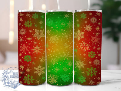 Seamless Christmas Snowflake Tumbler, Seamless Snowflake Design, Winter Snowflake Tumbler, 20Oz Wrap Design, Christmas Sublimation, Snowy Holiday Art, Winter Seamless Theme Sublimation ToriDesigns 