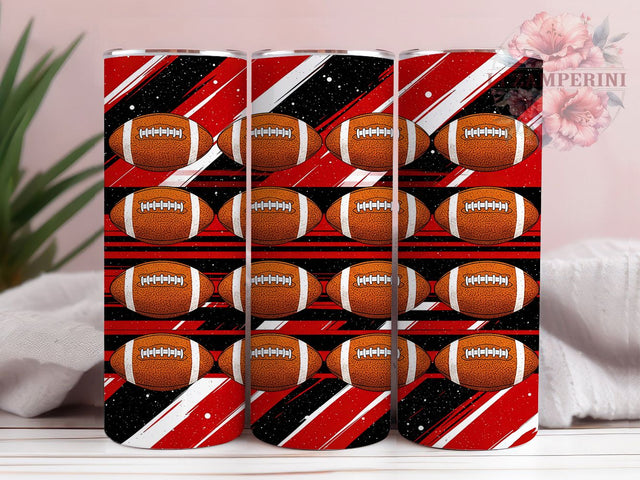 Seamless Football Pattern Tumbler Wrap, American Football PNG, 20oz Skinny Tumbler, Football Pattern PNG, Game Day Sublimation, Sports Tumbler For Men, Seamless Tumbler Design Sublimation Li Zamperini 