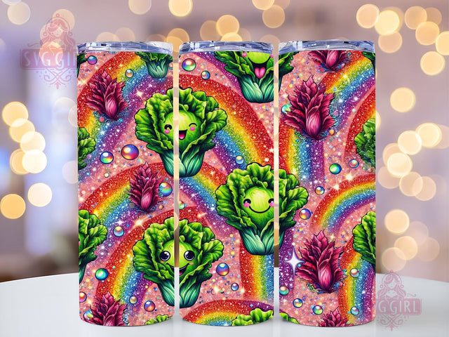 Seamless Green Vegetables 20oz Tumbler Wrap Sublimation Design, Straight Tapered Tumbler Wrap, Vegetables Tumbler Png, Instant Digital Download Sublimation SvggirlplusArt 