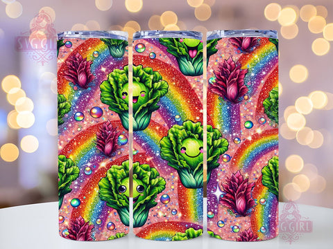 Seamless Green Vegetables 20oz Tumbler Wrap Sublimation Design, Straight Tapered Tumbler Wrap, Vegetables Tumbler Png, Instant Digital Download Sublimation SvggirlplusArt 