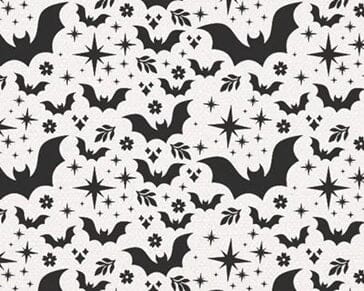 Seamless Halloween Bat Patterns SVG Bundle - Spooky Fabric Print Vector Designs - Gothic Wallpaper Vector file for Cricut Silhouette SVG DreamingSVG 