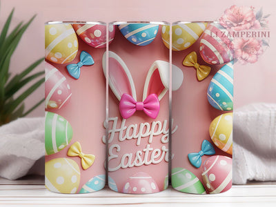 Seamless Happy Easter Bunny Tumbler, Happy Bunny Tumbler, Festive Easter Wrap, Cute Bunny Wrap, Spring Bunny Wrap, Sublimation Design, Trendy Gift Idea Sublimation Li Zamperini 