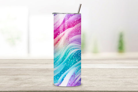 Seamless Ombre Glitter Tumbler Wrap, seamless wrap png Sublimation FloridPrintables 