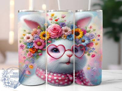 Seamless Spring Bunny Tumbler, Cute Easter Tumbler, Stylish 20oz Wrap, Sublimation Design, Trendy Gift Idea, Spring Bunny Wrap, Holiday Easter Tumbler Sublimation ToriDesigns 