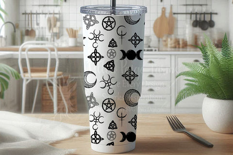 Seamless wiccan pattern | spiritual and mystical-themed designs, fabric printing, sublimation, scrapbooking and tumblers and lots more Sublimation Willow Paige Farms 