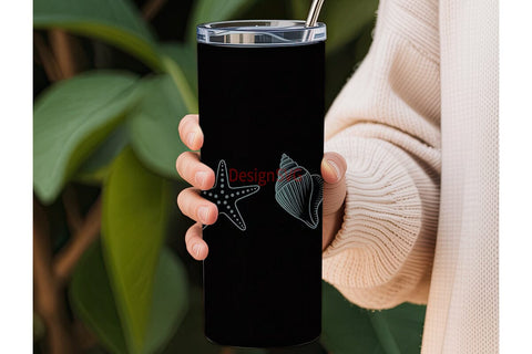 Seashell 20oz Tumbler Design Sublimation DesignSVG 