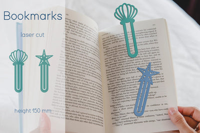 Seashell bookmark svg, Clip bookmarks paper cut SVG AnastasiyaArtDesign 