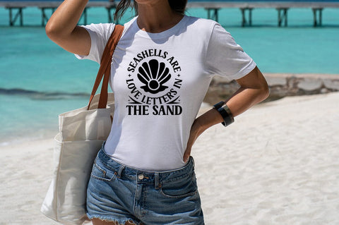 Seashells Are Love Letters In The Sand SVG Design SVG Designangry 