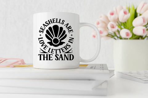 Seashells Are Love Letters In The Sand SVG Design SVG Designangry 
