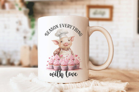 Season Everything With Love Kitchen Sublimation Design Sublimation BijouBay 