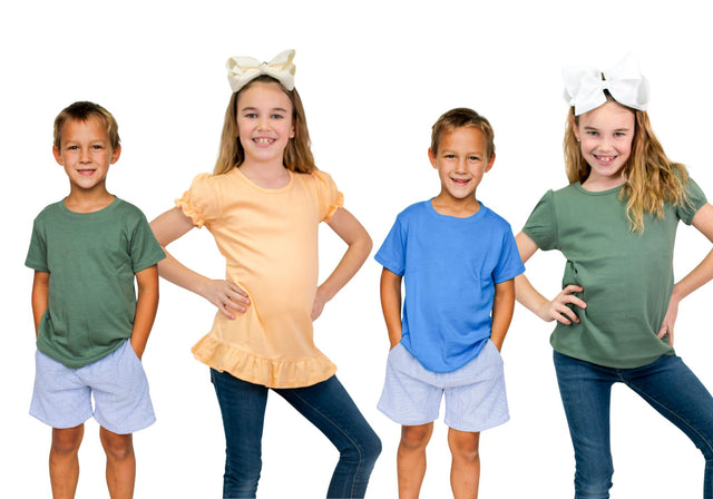 Seasonal Color T Shirts | Boys and Girls Various Styles | Blanks for T Shirt Transfers & HTV Physical ARB Blanks 