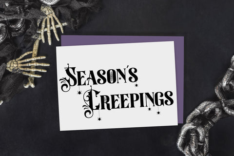 Seasons Creepings | Halloween Digital Cut File SVG August Sun Fire 