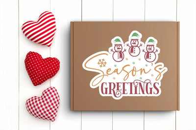 Seasons greetings Png Sticker Design SVG Designangry 