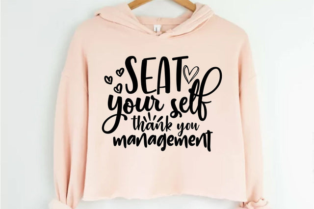 Seat your self thank you management SVG nirmal108roy 