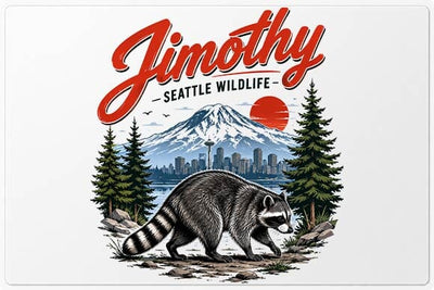 Seattle Raccoon PNG | Pacific Northwest Wildlife Digital Download SVG BillahCrafts 