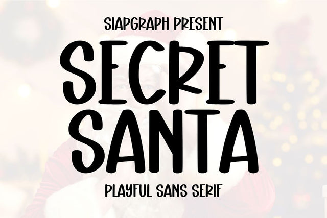 Secret Santa Font Masyafi Studio 