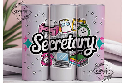 Secretary Tumbler Wrap 20oz Sublimation sassyprint 