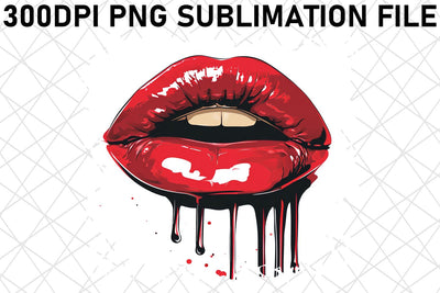 Seductive Lip Prints - Instant Sublimation Download Sublimation afrosvg 