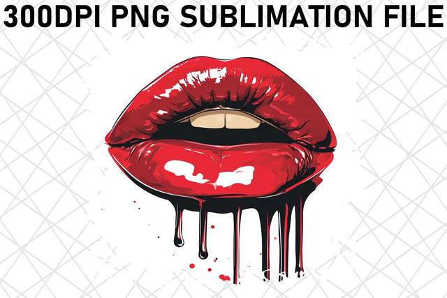 Seductive Lip Prints - Instant Sublimation Download Sublimation afrosvg 