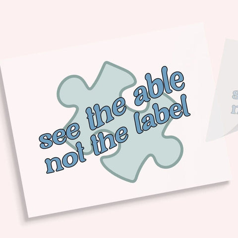 See The Able Autism Awareness DTF Transfer Physical So Fontsy T-Shirt Iron-On Transfer Shop