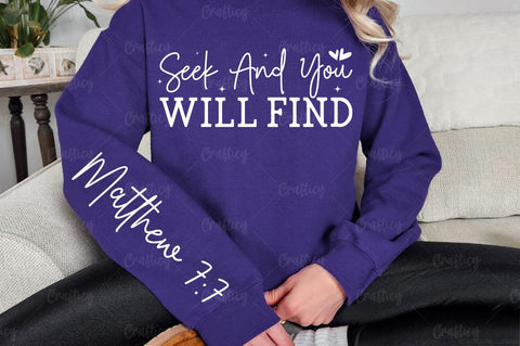 Seek and you will find Sleeve SVG Design SVG Designangry 