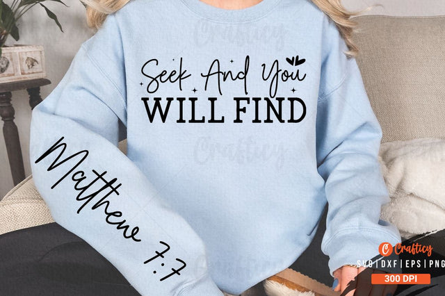 Seek and you will find Sleeve SVG Design SVG Designangry 