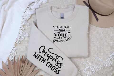 Seek guidance find your path Sleeve SVG Design, Christian Sleeve SVG, Faith SVG Design, Jesus Sleeve SVG SVG Regulrcrative 