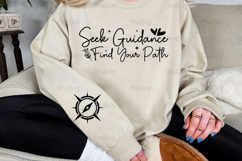 Seek guidance find your path Sleeve SVG Design SVG Designangry 