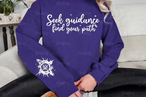 Seek guidance find your path Sleeve SVG Design SVG Designangry 