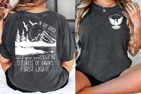Seek serenity Front and Back SVG T shirt Design SVG Designangry 