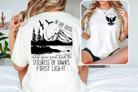 Seek serenity Front and Back SVG T shirt Design SVG Designangry 