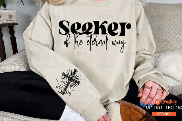 Seeker of the Eternal Way Sleeve SVG Design SVG Designangry 