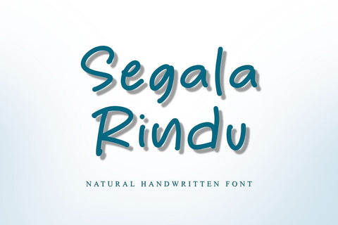 Segala Rindu Font Afandi Studio 